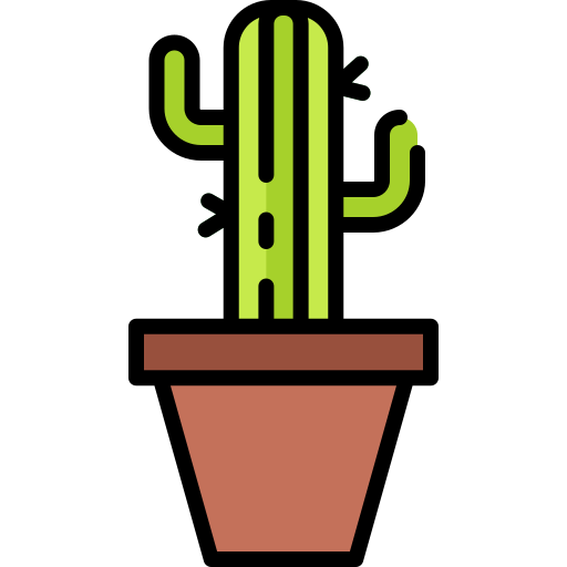 cactus Good Ware Lineal Color icono