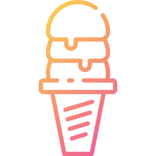 Ice cream cone Good Ware Gradient icon
