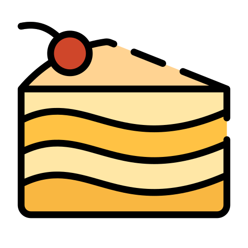 Cake Good Ware Lineal Color icon