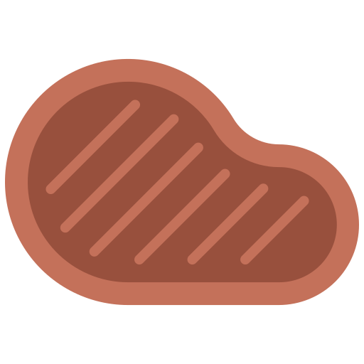 biefstuk Good Ware Flat icoon