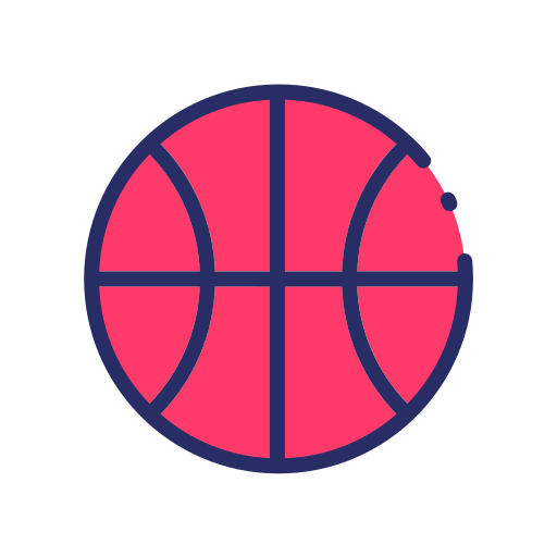 koszykówka Good Ware Lineal Color ikona
