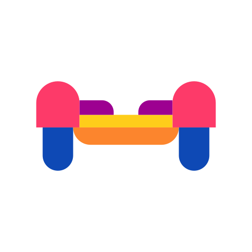 hoverboard Good Ware Flat icon