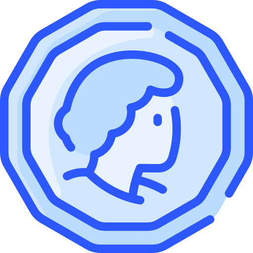 munt Vitaliy Gorbachev Blue icoon