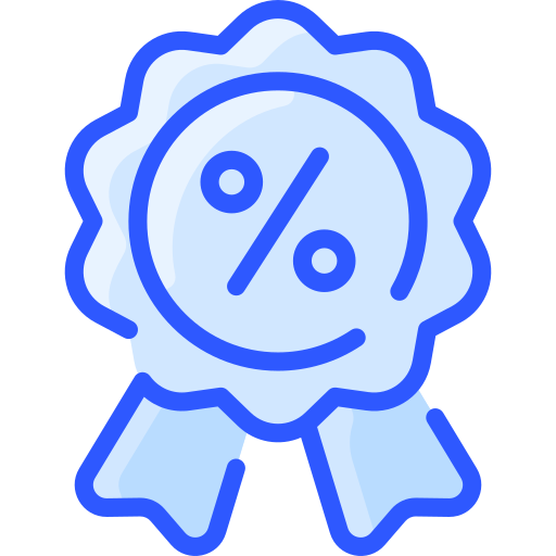 Discount badge Vitaliy Gorbachev Blue icon