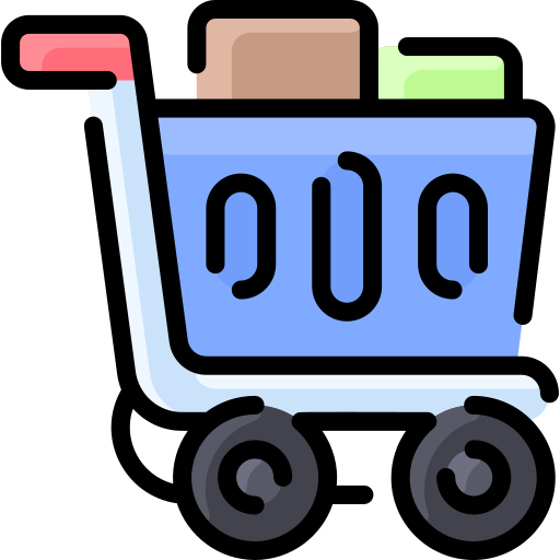 Shopping cart Vitaliy Gorbachev Lineal Color icon