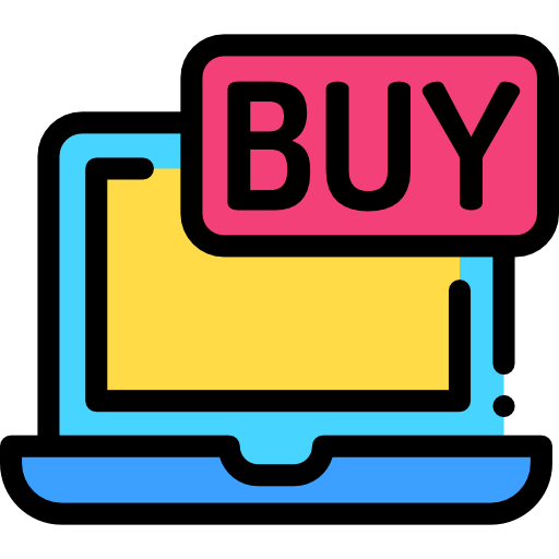 Online shopping Detailed Rounded Lineal color icon