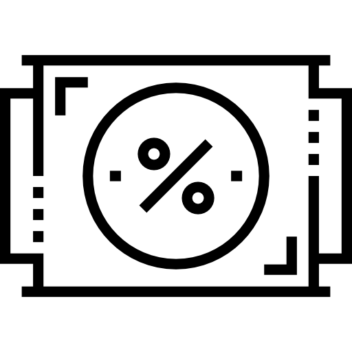 voucher; tagliando Detailed Straight Lineal icona