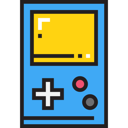 consola de juego Detailed Straight Lineal color icono