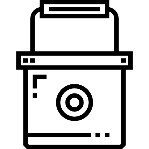 secchio di vernice Detailed Straight Lineal icona