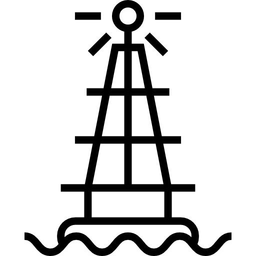 부표 Detailed Straight Lineal icon