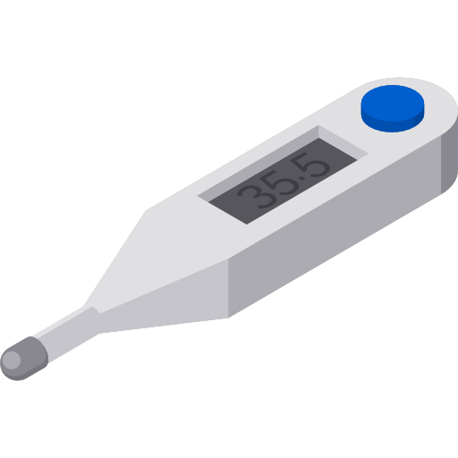 termometr Isometric Flat ikona
