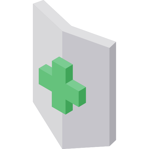 健康保険 Isometric Flat icon