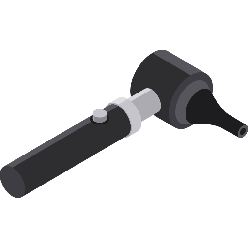 otoscope Isometric Flat Icône