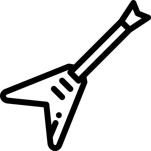 Электрогитара Detailed Rounded Lineal иконка