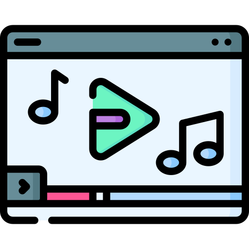 Music player Special Lineal color icon