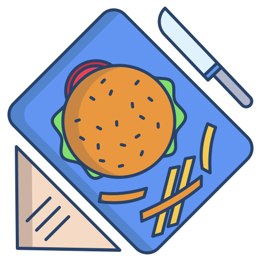 hamburguesa Icongeek26 Linear Colour icono