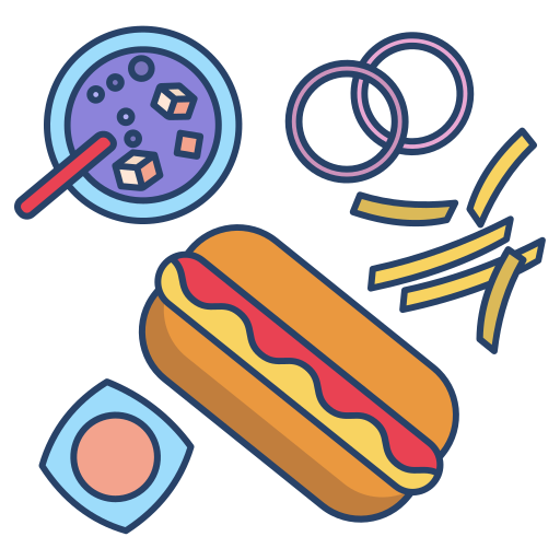 Hot dog Icongeek26 Linear Colour icon