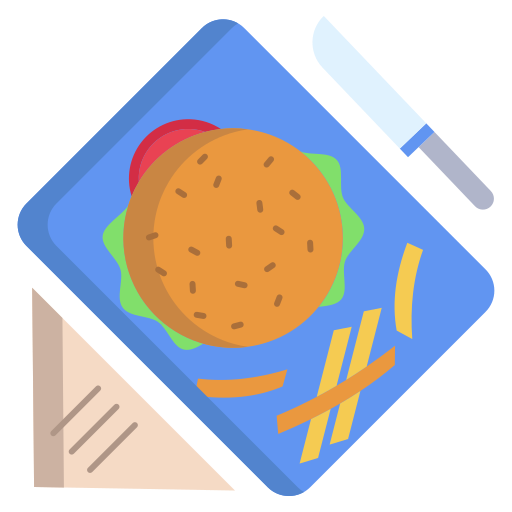 hamburger Icongeek26 Flat icoon