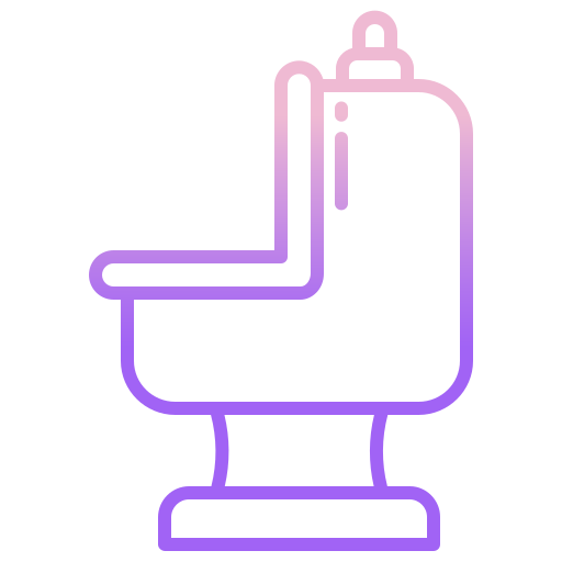 Toilet Icongeek26 Outline Gradient icon