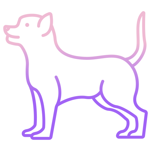 chihuahua Icongeek26 Outline Gradient Ícone