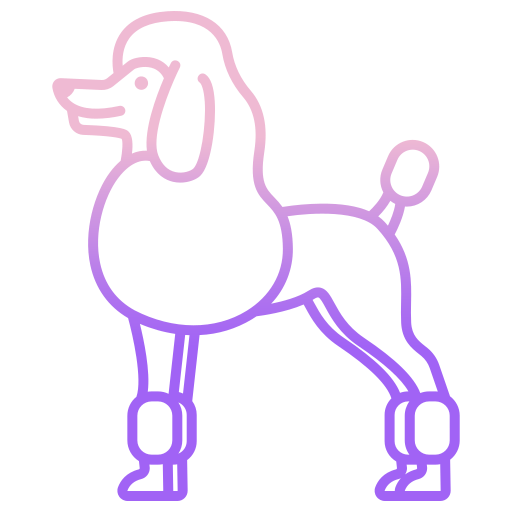 Poodle Icongeek26 Outline Gradient icon