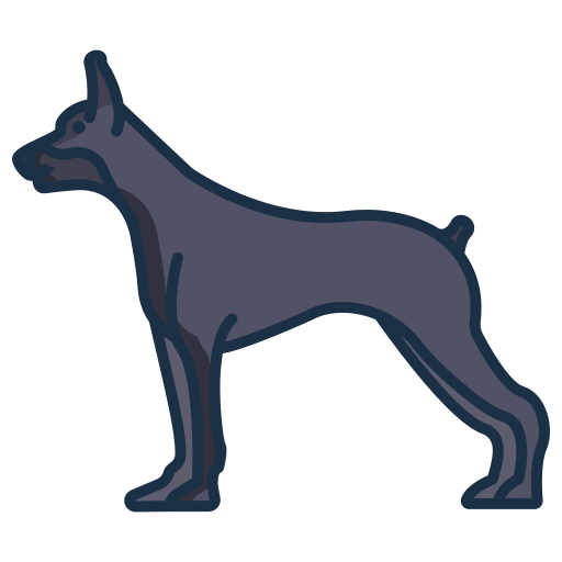 Doberman Icongeek26 Linear Colour icon