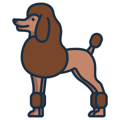 poodle Icongeek26 Linear Colour Ícone