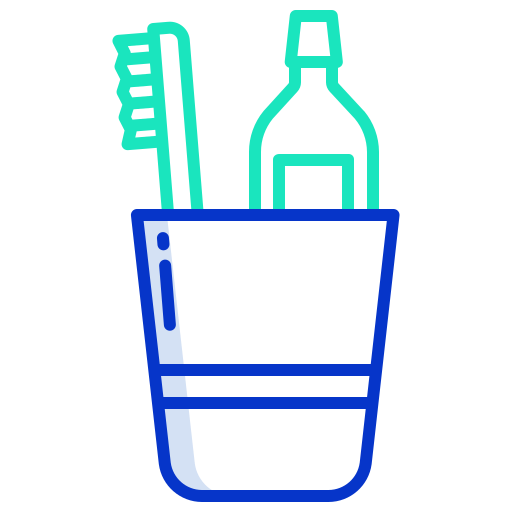 Toothbrush Icongeek26 Outline Colour icon