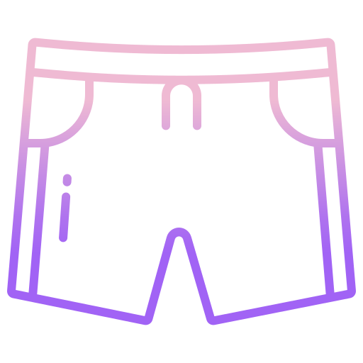 pantalones cortos Icongeek26 Outline Gradient icono