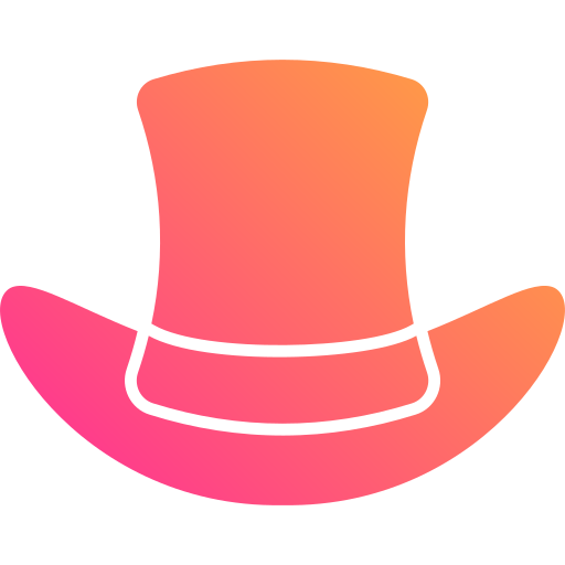 Top hat Generic Flat Gradient icon