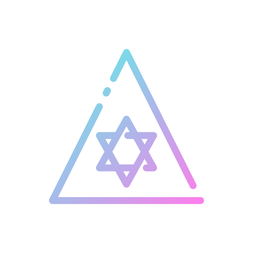 trójkąt Good Ware Gradient ikona