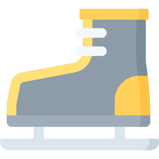 Ice skating shoes Special Flat icon