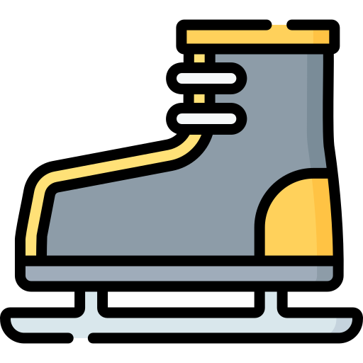 Ice skating shoes Special Lineal color icon