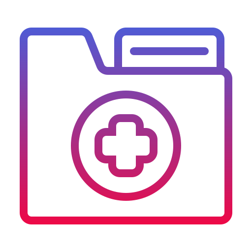 Medical file Generic Gradient icon