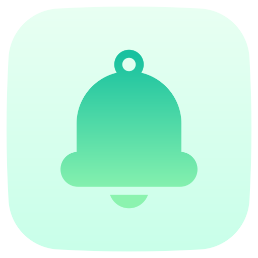 Bell Generic Flat Gradient icon