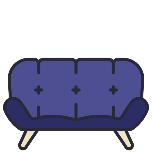 Sofa Generic Outline Color icon