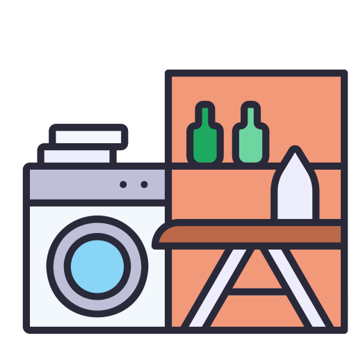 洗濯室 Generic Outline Color icon