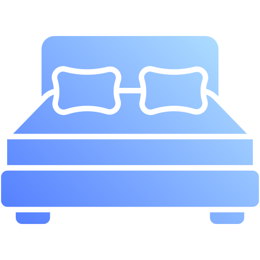 Double bed Generic Flat Gradient icon