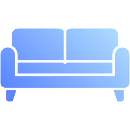 couch Generic Flat Gradient icon