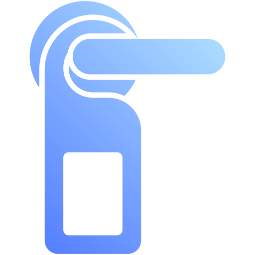 türhänger Generic Flat Gradient icon