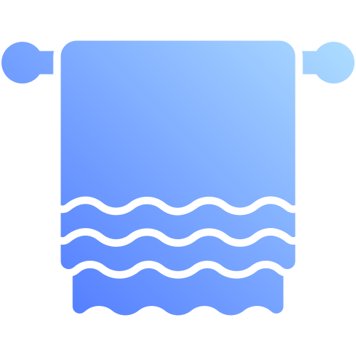 colgador de toallas Generic Flat Gradient icono