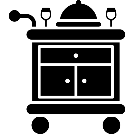 wózek spożywczy Generic Glyph ikona