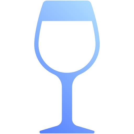 copa de vino Generic Flat Gradient icono
