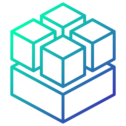 Cube 3d Generic Gradient icon