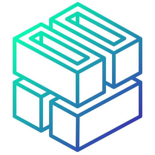 cube 3d Generic Gradient Icône