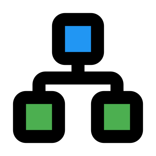 estructura Generic Outline Color icono