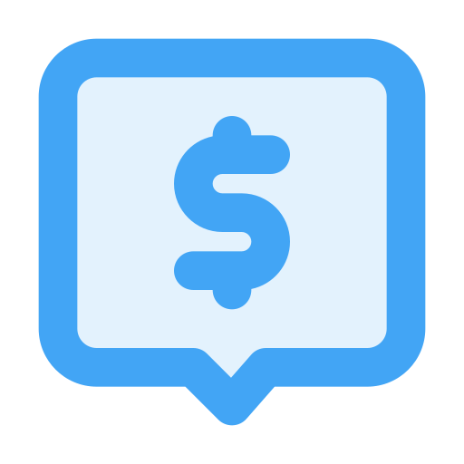 hablar de dinero Generic Blue icono