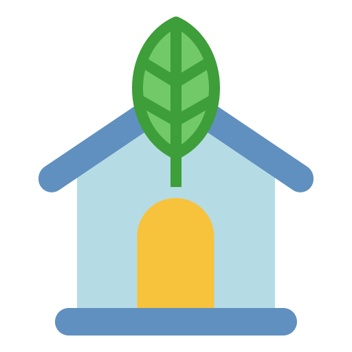 Eco house Generic Flat icon