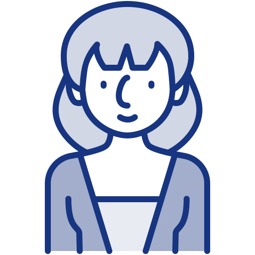 donna Generic Blue icona