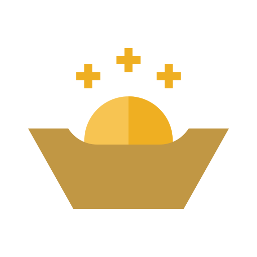 Gold ingot Generic Flat icon